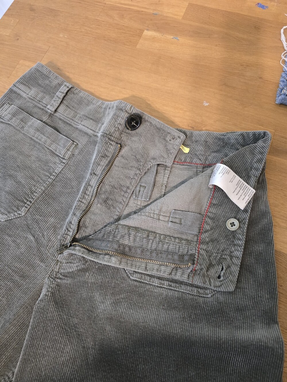 Maeve Colette Corduroy Crop Wide-Leg Pants 32 Retro - Picture 10 of 13